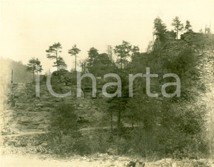 Fotografia d epoca originale 1930 RAUCHTOWN, PENNSYLVANIA USA Massiccio crollato durante la frana Foto 1