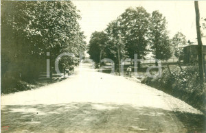 Fotografia d epoca originale 1908 TROY, PENNSYLVANIA USA Veduta di CANTON ROAD ricostruita Fotografia 1