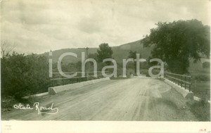 Fotografia d epoca originale 1907 COVINGTON, PENNSYLVANIA USA Veduta di WILLIAMSON ROAD ricostruita 1