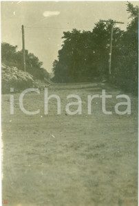 Fotografia d epoca originale 1908 DEERFIELD, PENNSYLVANIA USA Strada rurale prima della ripavimentazione 1