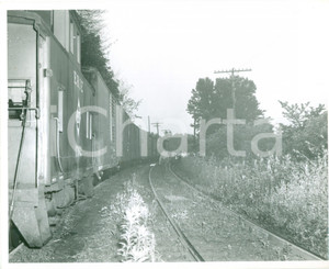 Fotografia d epoca originale 1962 ELMIRA, NEW YORK USA Incidente ferroviario lungo i binari Fotografia 1