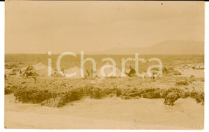 Fotografia d epoca originale 1920 ca ALGERIE ? Soldats des troupes coloniales dans le dÃ©sert Photo 1