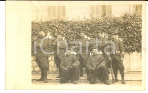 Fotografia d epoca originale 1910 ca NIZZA F Militari del 145Â°reggimento fanteria puntano le baionette 1