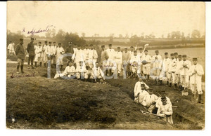 1916 WW1 BOURG-LASTIC (F) Joseph PEYRET del 98° fanteria tra i commilitoni *Foto