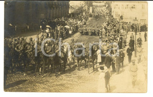 Fotografia d epoca originale 1919 PARIS FÃªtes de la Victoire  DÃ©filÃ© des troupes Photo carte postale 1