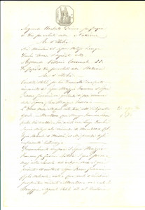 Documento originale, autentico 1883 MURAZZANO CN Francesco MERIGGIO vende bosco e prato al figlio naturale 1