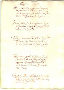 Manoscritto, lettera originale 1750 ca ANONIMO Lessico del diritto  Abati e aborto Manoscritto INEDITO 220 pp 1