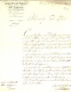 Documento originale, autentico 1839 TORINO Carlo GALIMBERTI ingegnere allievo GENIO CIVILE Gioachino MARONE 1