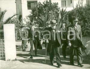 Fotografia d epoca originale 1943 CASABLANCA WW2 Winston CHURCHILL dopo incontro con ROOSEVELT Hotel ANFA 1