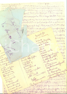 Autografo originale 1944 TORINO Pietro RIGOLA e il pallino delle religioni orientali Autografo 1