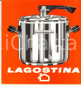 Materiale pubblicitario d’epoca 1970 ca LAGOSTINA Libretto di istruzioni per pentola a pressione ILLUSTRATO 1