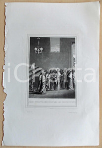 1853 VIE DE JESUS CHRIST Jésus prédit à ses disciples des persecutions *Gravure
