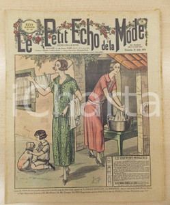 Giornale, rivista storica 1924 PETIT ECHO DE LA MODE Robes pour travaux ménagères Revue annÃ©e XLVI nÂ°35 1