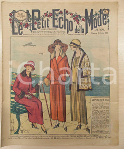 Giornale, rivista storica 1924 PETIT ECHO DE LA MODE Sur la CÃ´te d Azur Revue VINTAGE annÃ©e XLVI nÂ° 5 1