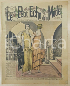 Giornale, rivista storica 1924 PETIT ECHO DE LA MODE Robes pour la soirÃ©e Revue VINTAGE annÃ©e XLVI nÂ°2 1