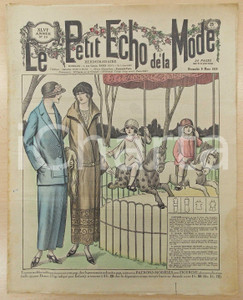 Giornale, rivista storica 1924 PETIT ECHO DE LA MODE Manteaux printaniers Revue annÃ©e XLVI nÂ°10 1