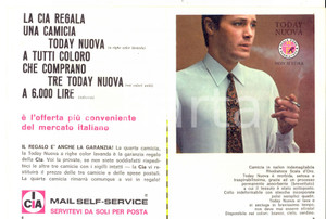 Materiale pubblicitario d’epoca 1967 FOSSOMBRONE PU Confezioni CIA  Camicia TODAY NUOVA Pubblicitario 1