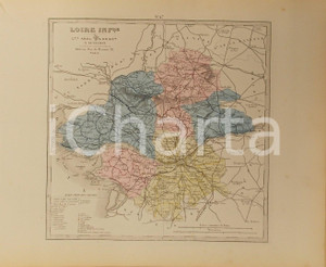 1870 ca Grand Atlas Départemental de la France - Loire Inférieure *PILON Tav. 47