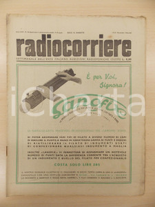 Giornale, rivista storica 1942 RADIOCORRIERE EIAR Victor de SABATA dirige Messa solenne Anno XVIII nÂ°46 1