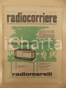 Giornale, rivista storica 1941 RADIOCORRIERE Nuova stazione EIAR a Spalato Rivista anno XVII nÂ°21 1
