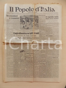 Giornale, rivista storica 1939 IL POPOLO D ITALIA La FINLANDIA alla riscossa Giornale DANNEGGIATO 1