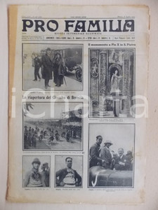 Giornale, rivista storica 1923 PRO FAMILIA Riapertura del Circuito di Brescia Rivista anno XXIV nÂ° 27 1