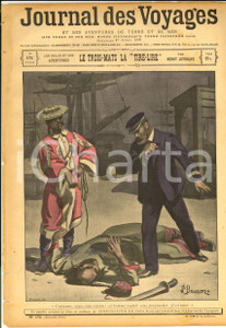 Giornale, rivista storica 1900 JOURNAL DES VOYAGES Les troismats la TIRELIRE Revue ILLUSTREE nÂ°174 1