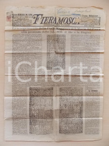 Giornale, rivista storica 1903 FIRENZE Scoprimento Porta Maggiore a SANTA MARIA DEL FIORE Giornale 1