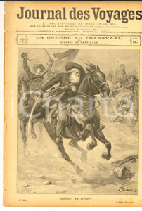 Giornale, rivista storica 1900 JOURNAL DES VOYAGES La guerre au TRANSVAAL Revue ILLUSTREE nÂ° 155 1