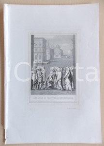 Stampa, bozzetto originale 1853 VIE DE N. S. JESUS CHRIST GuÃ©rison du serviteur d un centenier Gravure 1
