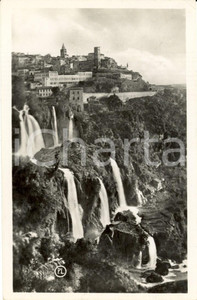 Cartolina originale da collezione 1933 TIVOLI ROMA Veduta del paese e delle cascatelle Cartolina FP VG 1
