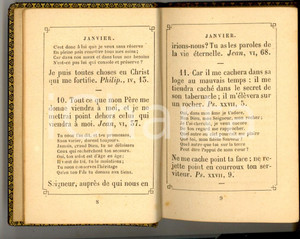 Libro, pubblicazione d epoca 1890 ca Pain quotidien Volume devozionale pp. 288 DANNEGGIATO 1