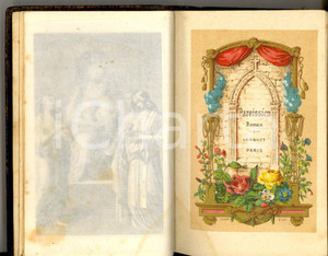 Libro, pubblicazione d epoca 1876 PAROISSIEN ROMAIN Office ImmaculÃ©e Ed. Auguste LONGUET PARIS 1