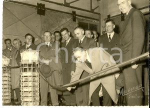 Fotografia d epoca originale 1950 ca SALONDEPROVENCE F Inauguration coopÃ©rative STASSALAIT Foto 18x13 1