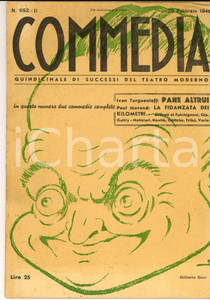 Giornale, rivista storica 1946 COMMEDIA Paul MORAND La fidanzata dei kilometri Rivista nÂ°652 II 1