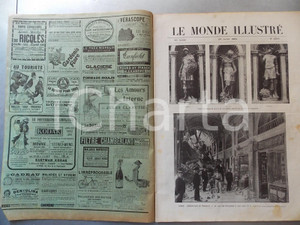Giornale, rivista storica 1902 LE MONDE ILLUSTRE  VENEZIA Crollo campanile SAN MARCO Con sovraccoperta 1