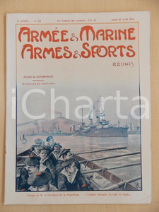 Giornale, rivista storica 1904 ARMEE ET MARINE  ARMES ET SPORTS Le ski pour les armÃ©es Revue nÂ° 271 1
