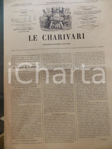 Giornale, rivista storica 1901 LE CHARIVARI Semaine de la Bourse Quotidien ILLUSTRE  DE VOSGROIS 1