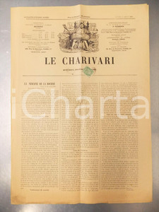 Giornale, rivista storica 1901 LE CHARIVARI Trop parler nuit Quotidien ILLUSTRE  NICOLSON 1
