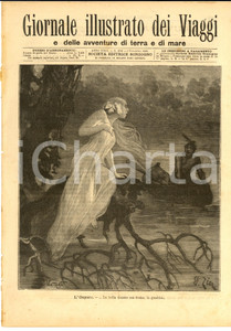 Giornale, rivista storica 1899 GIORNALE ILLUSTRATO DEI VIAGGI L Ouyara Ill. VINTRAUT nÂ° 176 1