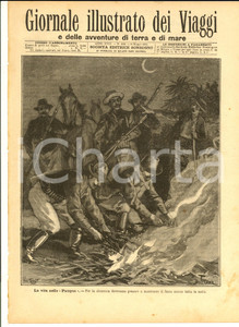 Giornale, rivista storica 1899 GIORNALE ILLUSTRATO DEI VIAGGI La vita nelle Pampas Ill. VINTRAUT nÂ° 151 1