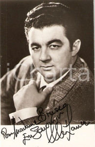 Autografo originale 1960 ca OPERA Tenore Albert LANCE Autografo Cartolina FP NV 1