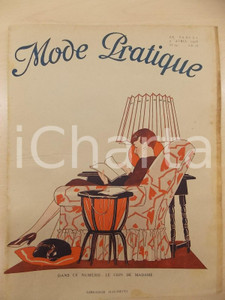 Giornale, rivista storica Avril 1928 PARIS MODE PRATIQUE Journal femme et maison nÂ°14  Le coin de madame 1