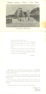 Oggetto da collezione cartaceo 1969 CASTELLANIA AL Inaugurazione monumento a Fausto COPPI Edmondo ZAVATTARI 1