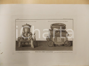 Stampa, bozzetto originale 1850 ca SACRA BIBBIA Figura dei lavatoi Stampa 38x26 cm Tav. XXXII 1