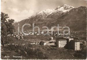 Cartolina originale da collezione 1951 AOSTA Panorama della cittÃ  Cartolina FG VG 1