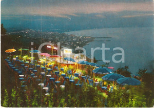Cartolina originale da collezione 1964 GABICCE MONTE PU Panorama notturno con Dancing Marechiaro Cartolina FG VG 1