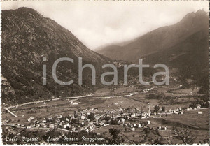 Cartolina originale da collezione 1950 SANTA MARIA MAGGIORE VB Panorama con VALLE VIGEZZO Cartolina FG VG 1