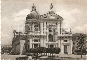 Cartolina originale da collezione 1958 ASSISI PG Basilica Patriarcale SANTA MARIA DEGLI ANGELI Cartolina FG VG 1