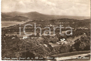 Cartolina originale da collezione 1960 ca STRESA VB Campo da golf visto dalla Frazione ALPINO Cartolina FG VG 1